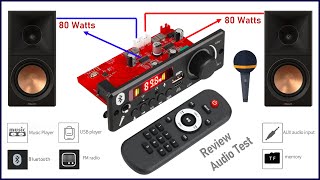 Latest DIY Bluetooth Module with Built-in 160W Amplifier Review