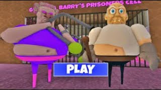 EVIL GRANDMA BARRY'S PRISON RUN! OBBY! | ALL JUMPSCARES | FULL GAMEPLAY | ROBLOX HD!