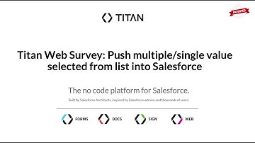Smart Surveys for Salesforce/ Add a Survey List Question Type in Titan!