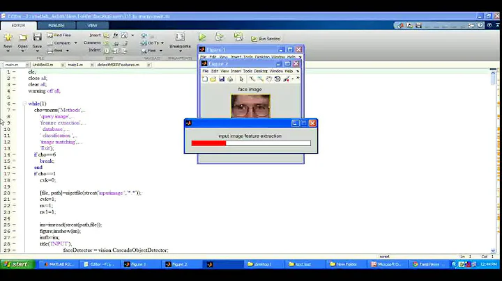 IEEE MATLAB Face recognition system based on feature extraction