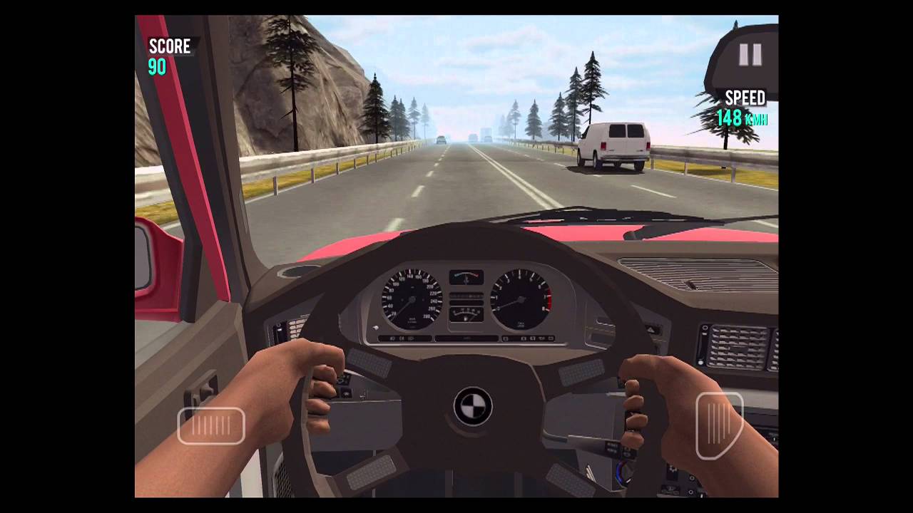 Racing in Car IOS Gameplay