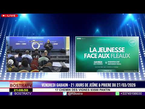 VENDREDI GABAON - 21 JOURS DE JEÛNE & PRIERE DU 27/03/2026