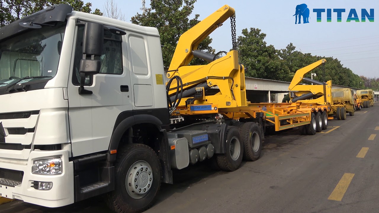 Different Tyes of Container Side Loader | 20/40Ft Side Loader Trailer for Sale | Side Lifter Truck
