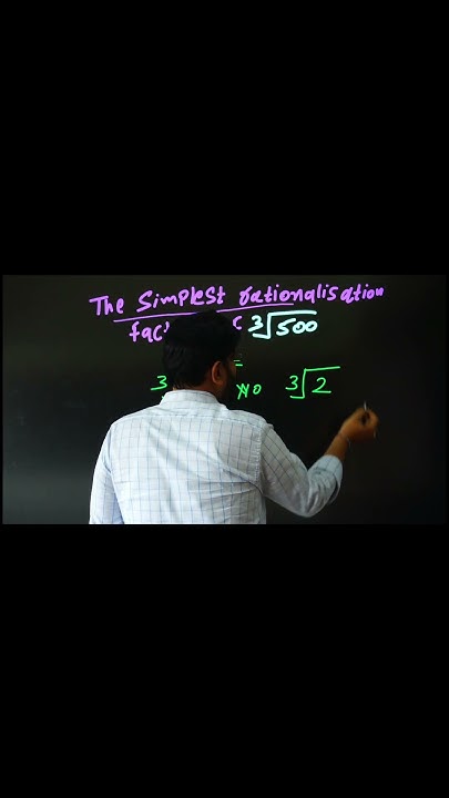 what-is-the-simplest-rationalising-factor-of-cube-root-of-500-youtube