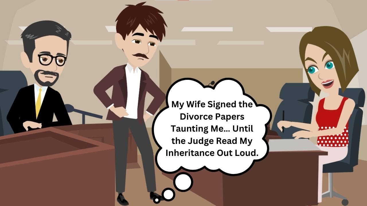 My Wife Signed the Divorce Papers Taunting Me… Until the Judge Read My Inheritance Out Loud
