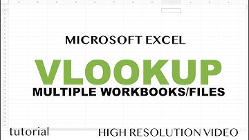 Excel - VLOOKUP with Multiple Workbooks