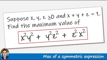 Maximum of a cyclic expression does not occur at x=y=z