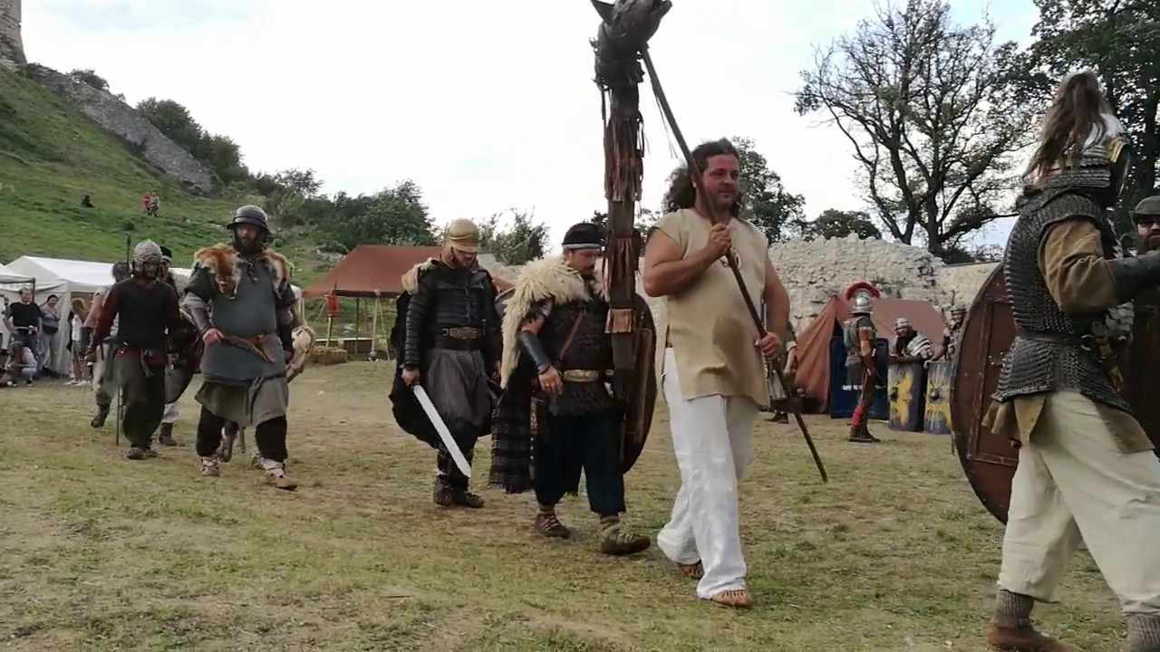 Dacian battle initiation ritual Part 2 - YouTube