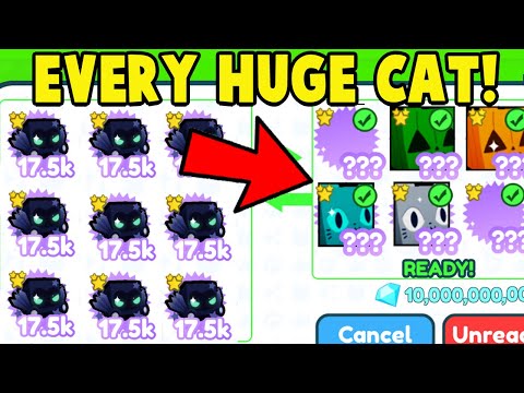 I Traded for EVERY HUGE CAT in Pet Simulator X!