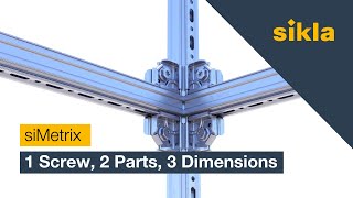 siMetrix - 1 Screw, 2 Parts, 3 Dimensions