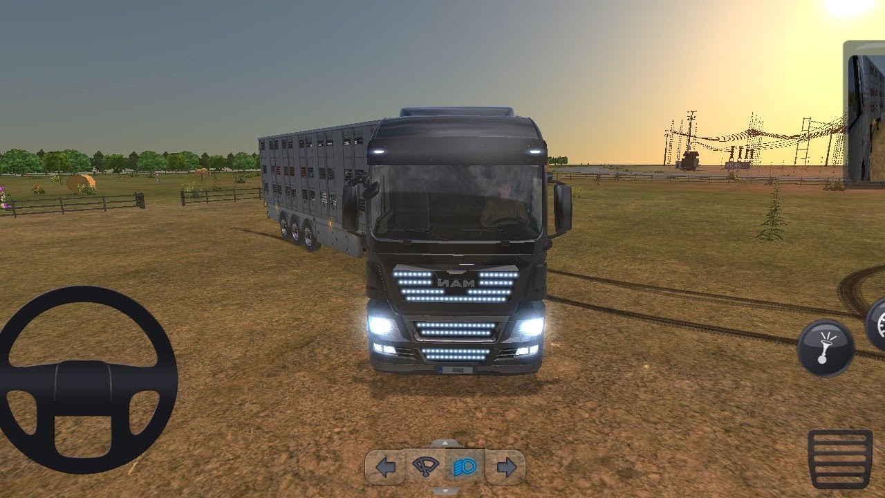 [Man mx2010] Realistic truck drivring Euro simulator 2 pov drive gameplay