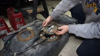 Escalade Gas Tank Removal | Replace Fuel Pump | GM Chevy Tahoe Escalade Suburban How To