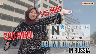 NSU (Russia) Dormitory Tour only $13! ASRAMA DI RUSIA CUMA 200RIBU/BULAN! #RCvlog15