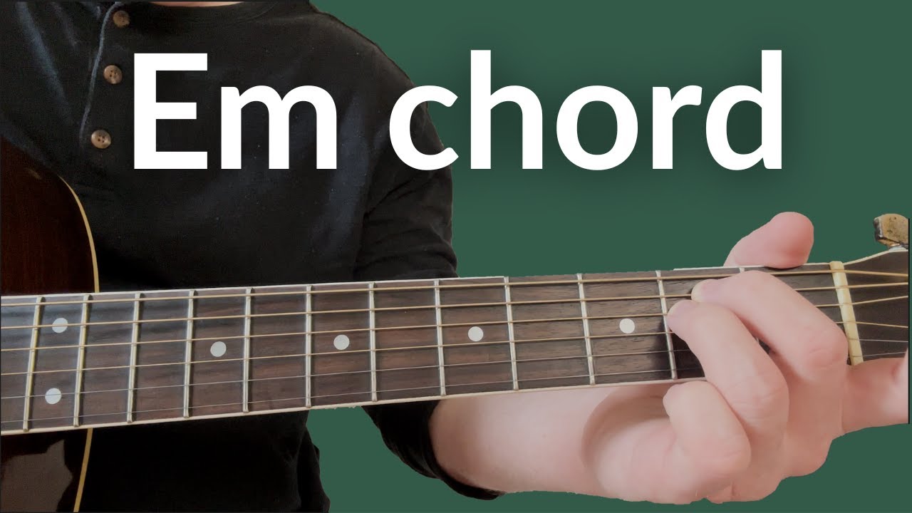 How to Play the Em Chord on Guitar | Beginner Guitar Lesson
