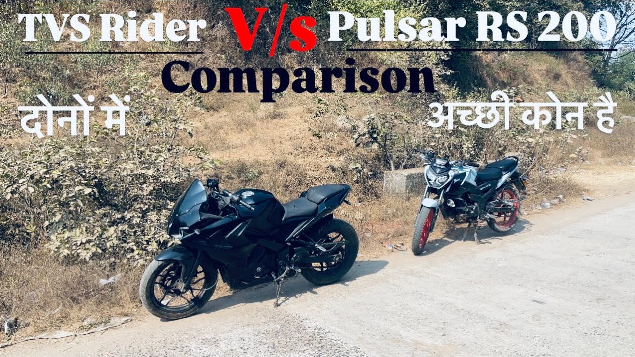 TVS Raider 125 vs Pulsar RS200 🔥 Power, Mileage & Speed Comparison | Kaun Best Hai? 