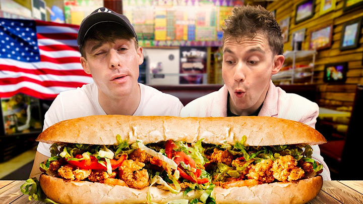 Two Brits try the most famous sandwich in New Orleans!
