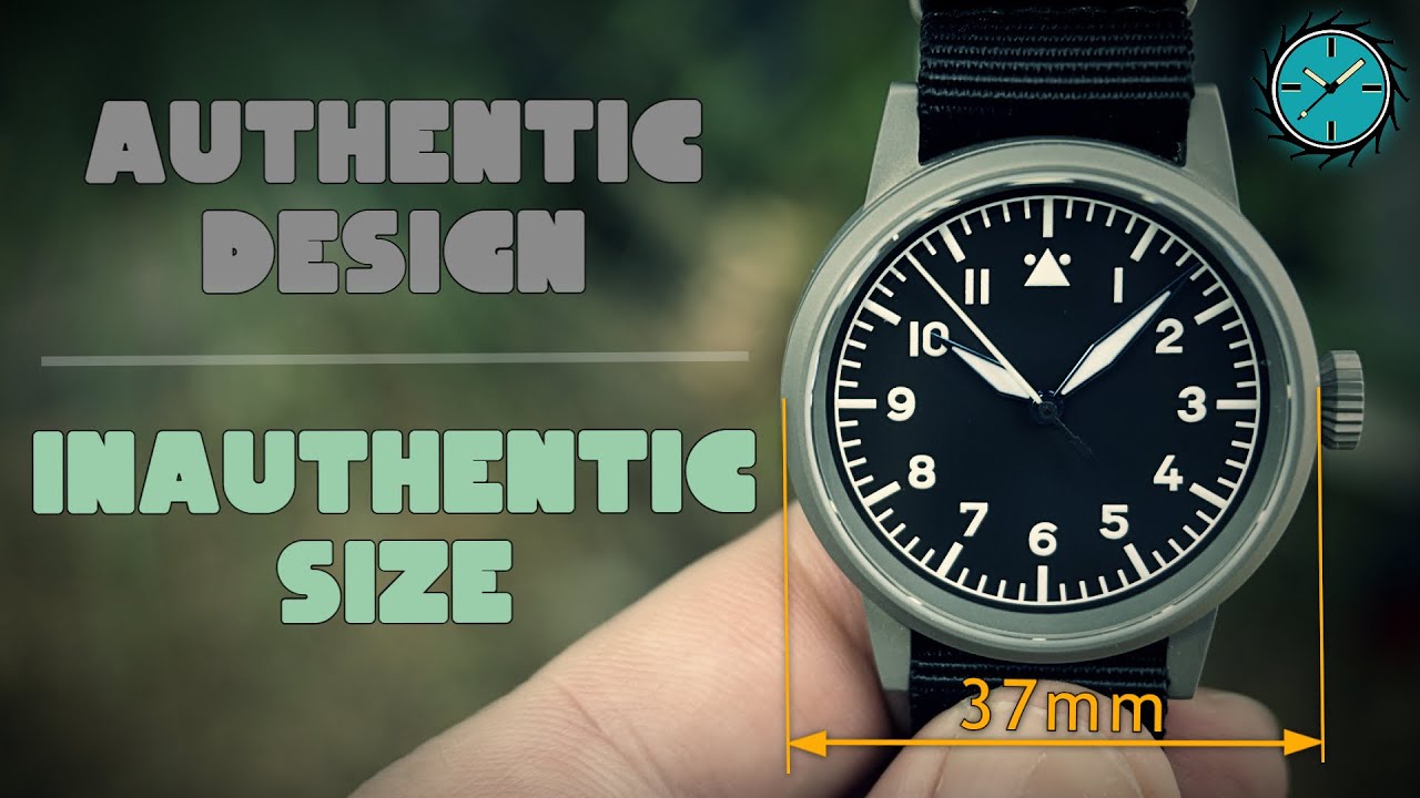 authentic vintage Flieger design for small wrists [Militado ML10