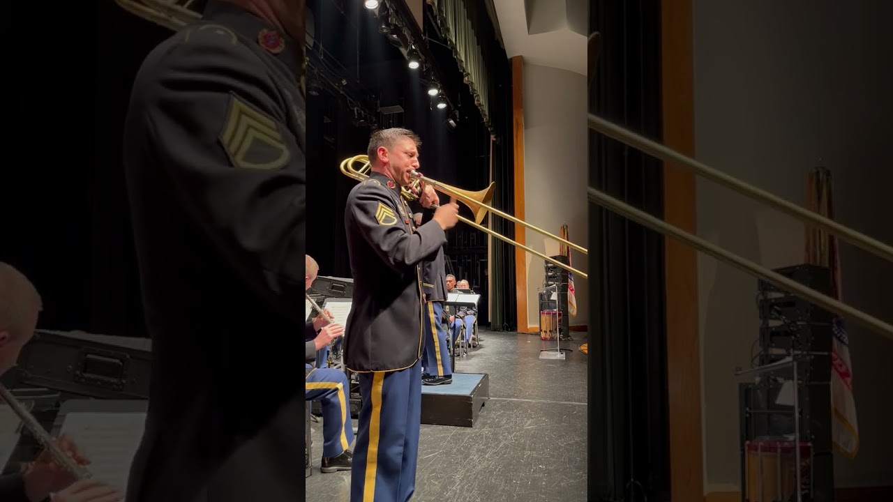 Trombone soloist takes the stage!