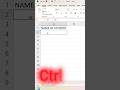 Excel data sheet par Ctrl D ka Kaya use hai &amp; excel new trick 2025
