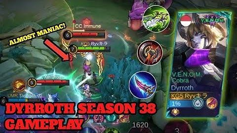 I REVIEW THE REMODEL DYRROTH IN RANKED AND THIS IS WHAT HAPPENED | DYRROTH GAMEPLAY | #MLBBcCreator