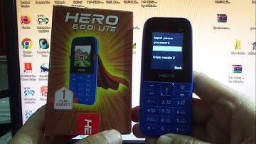 LAVA HERO 600i LITE Phone lock remove solution.