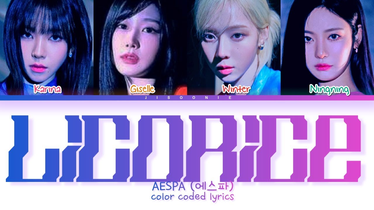 aespa Licorice Lyrics (Color Coded Lyrics) YouTube