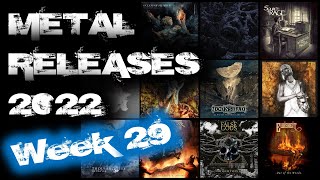 Metal releases 2022 - Week 29 (18th  - 24th of July) releases!  - Metal albums 2022