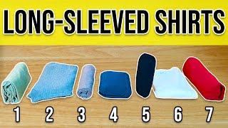 7 Clever Ways to Fold LongSleeved Shirts (Small and Fast)
