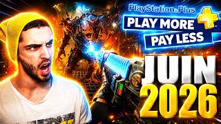 Les JEUX GRATUITS Du PS+ de JUIN 2026 🔥4 Jeux.. MAIS COUP DE GUEULE !! PS5