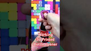 Testing A 3D Printed Bottle Opener With A Quarter Inside! #diy