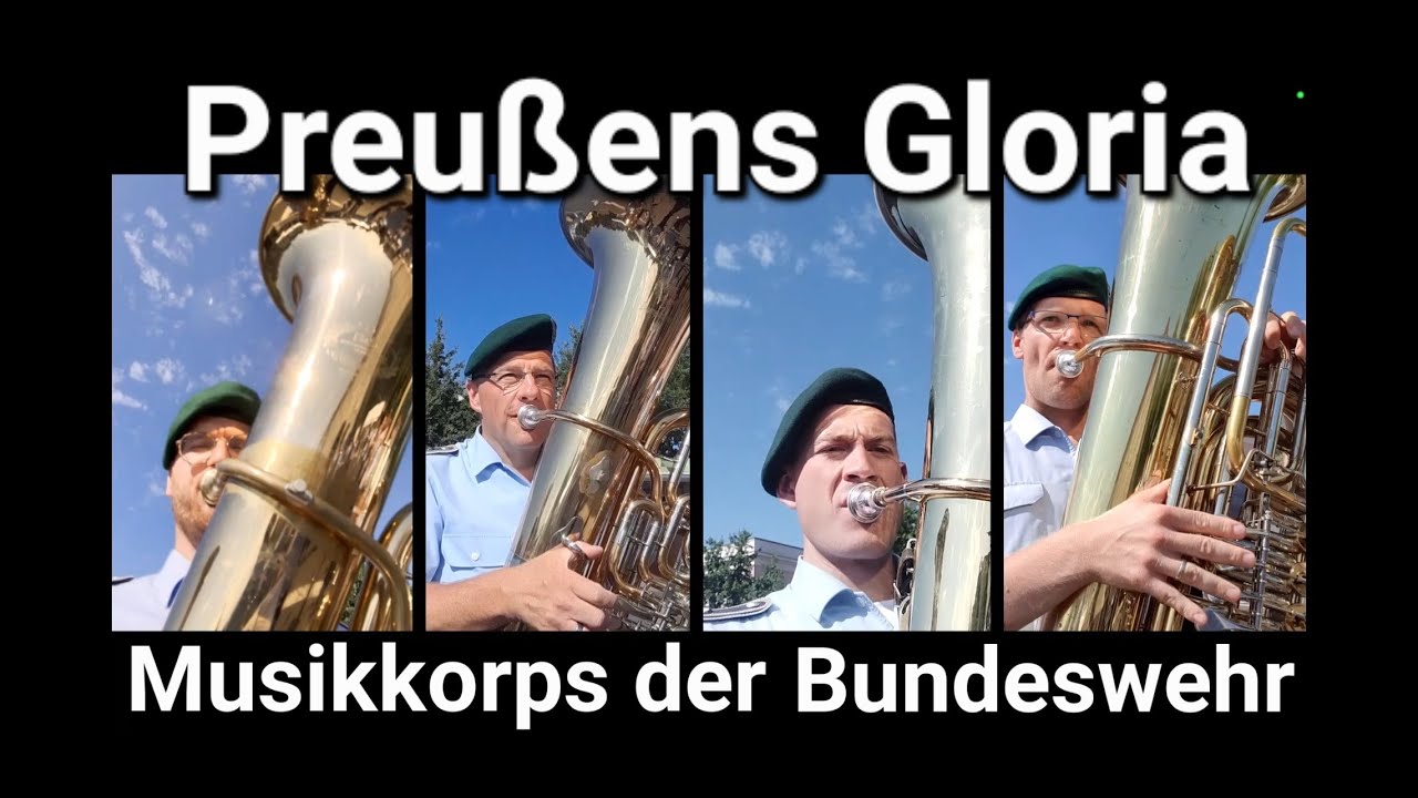 Preußens Gloria - Musikkorps der Bundeswehr -Tuba Register beim Platzkonzert in Berlin – Marschmusik