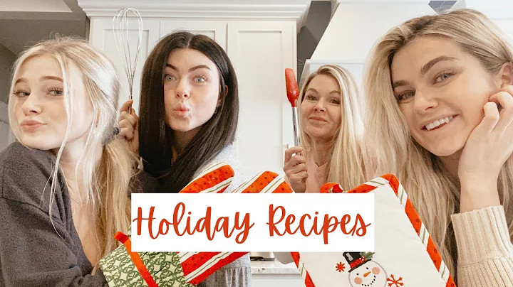 VLOGMAS DAY 4: Holiday Recipes With The Arnold Sisters & Mom