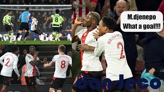 Moussa Djenepo🔥😍😍 what a GOAL!! [Southampton vs Manchester city] #efl