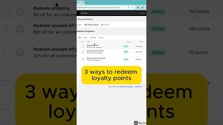3 redeem program for customers