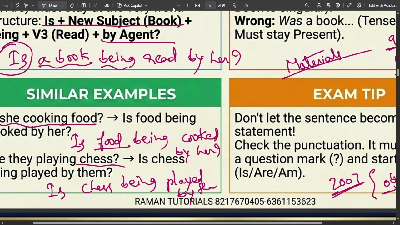 ENGLISH GRAMMAR: ACTIVE PASSIVE VOICE