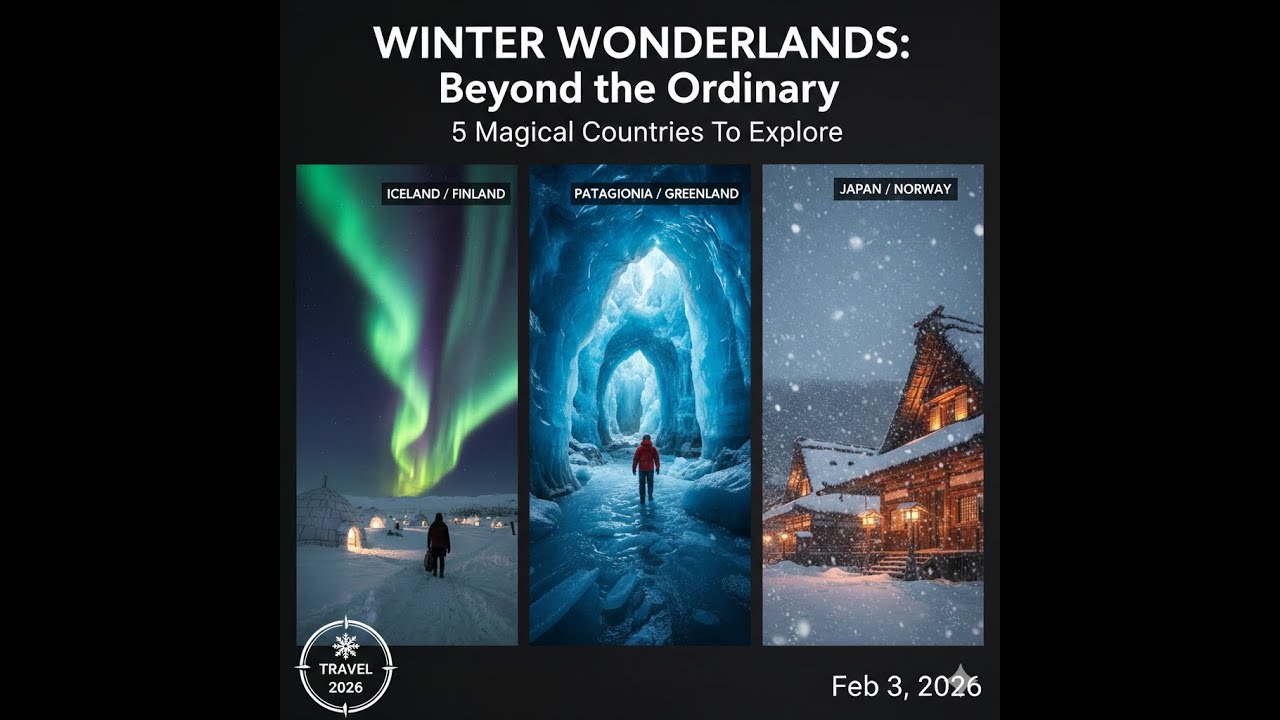 适合冬天旅游，比较神奇的国家