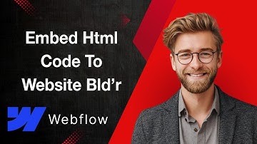 How To Embed Html Code To Webflow Website Builder  [2025 Guide]