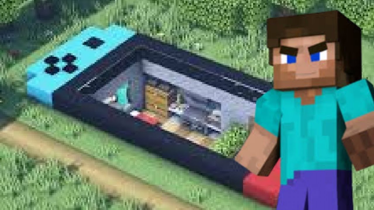 Minecraft Nintendo Switch Modern House |Random Steve Guy |How To Build ...