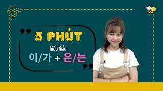 5 PHÚT HIỂU THẤU 이/가 VÀ 은/는