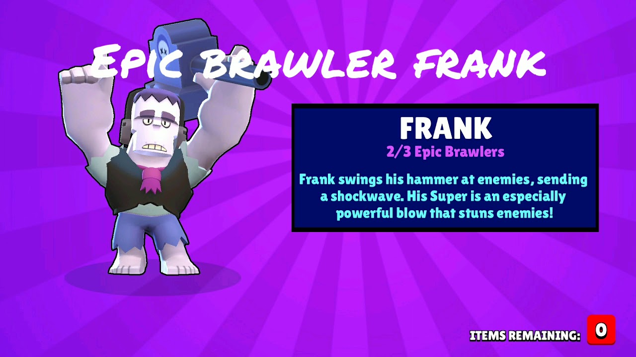 Epic Brawler Frank Brawl Stars Youtube - immagini brawl stars frenk