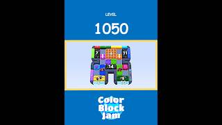 Color Block Jam Level 1050 Solution Without Boosters