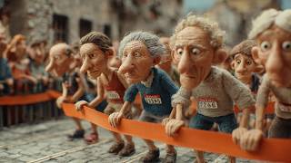 Surreal Ai Film  A Very Unusual Town  The Old Town Games 4k