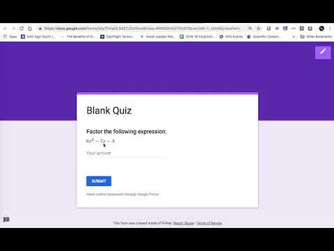 Code Cogs & Google Forms