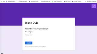 Code Cogs & Google Forms