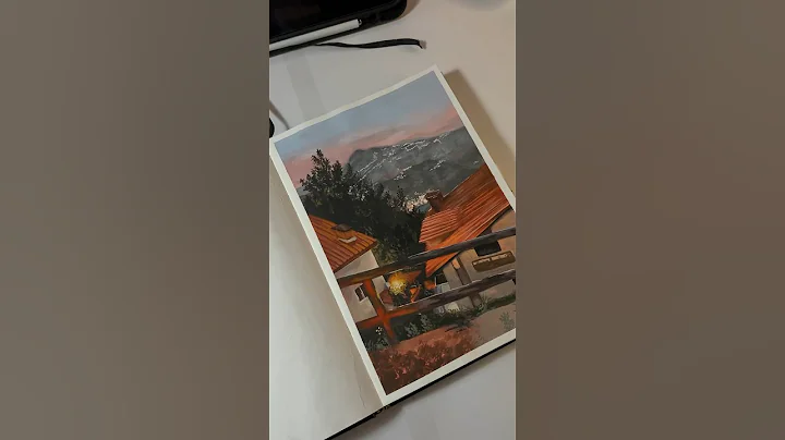 gouache painting transition✨