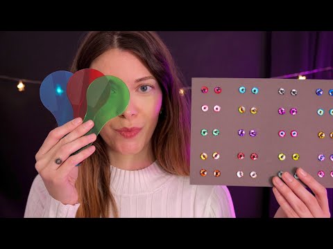 ASMR | Escogiendo & cambiando el color de tus ojos | Love ASMR en español