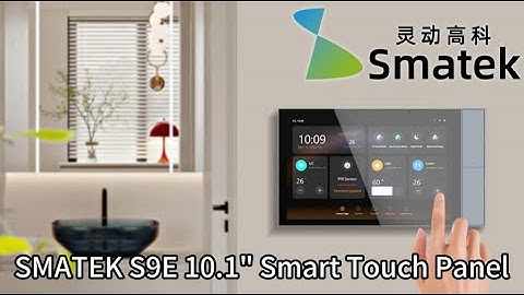 SMATEK S9E 10.1" Android Smart Home Control panel Wifi Zigbee KNX POE Wireless Home Automation OEM