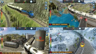 Oil Tanker Train Transporter || oil tanker train india || oil tanker train simulator gameplay #train screenshot 5