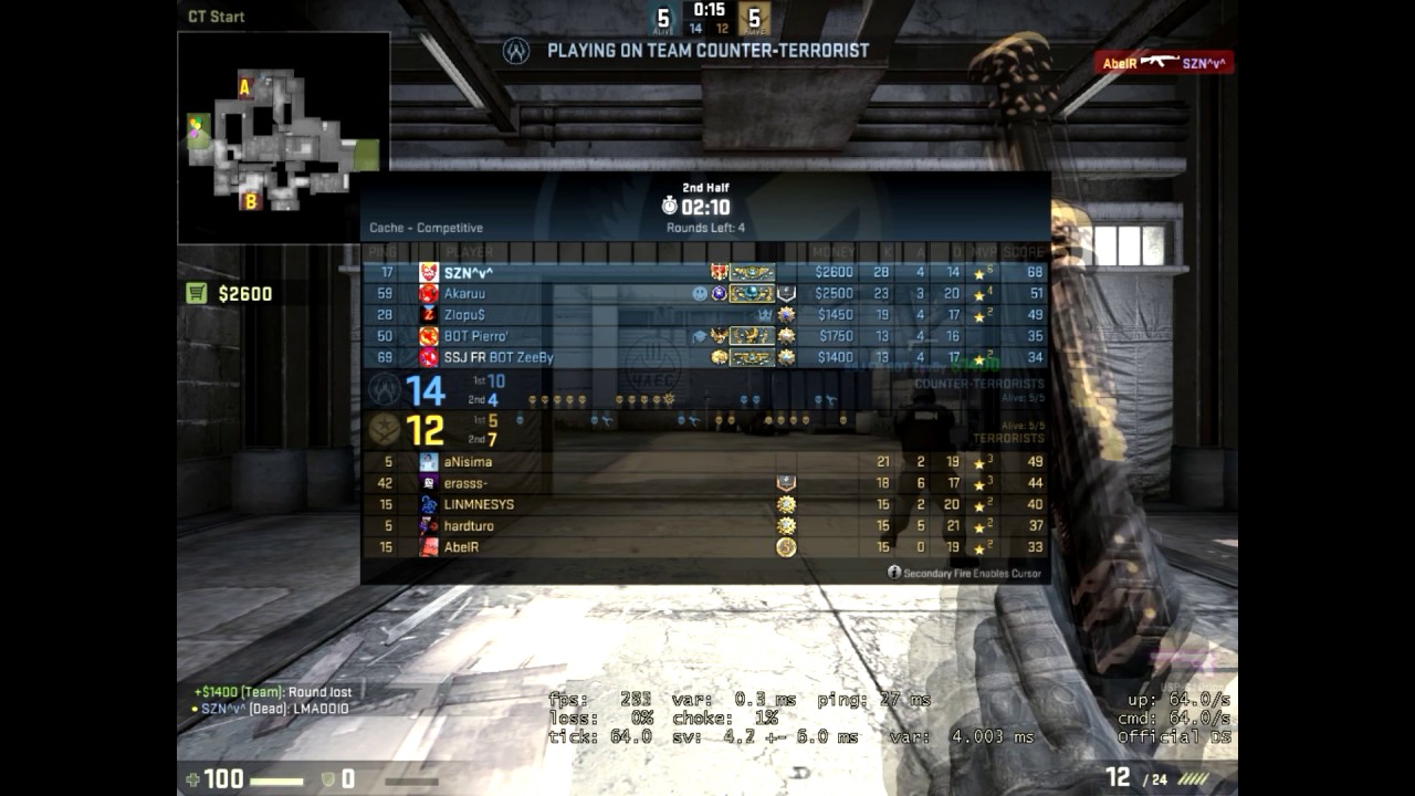 Lag Switch in CSGO? (15ms)