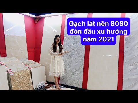 Gạch lát nền phòng khách hot nhất năm 2021